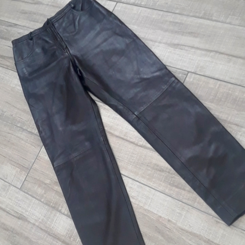 Leather Pants..IRIS SINGER..SIZE 8